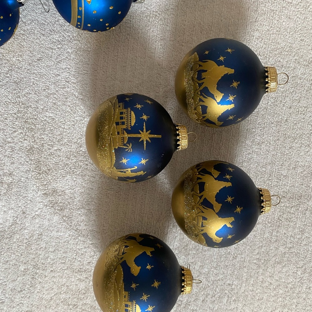 Vintage Christmas by Krebs glass ornaments - Picture 3 of 4